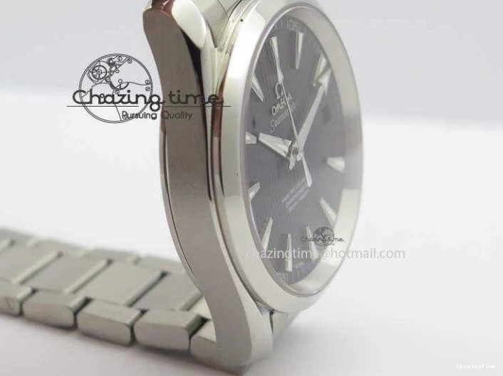0517 Versatile Aqua Terra ‘PyeongChang 2018’ JHF Best Edition Black Dial On SS Bracelet A 8204